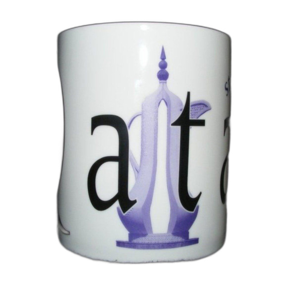 Qatar STARBUCKS City Mug, Large, Coffee Pot, CHIP, Ceramic - Picture 1 of 9